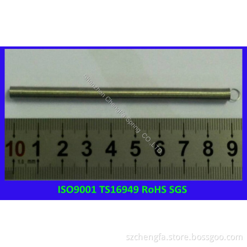 Raw Material Certification Slim Extension Spring